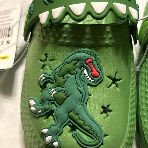 Dinosaur Adventure Kids Slippers clogs size 5/6 t-Rex cute slip on - Picture 8 of 14